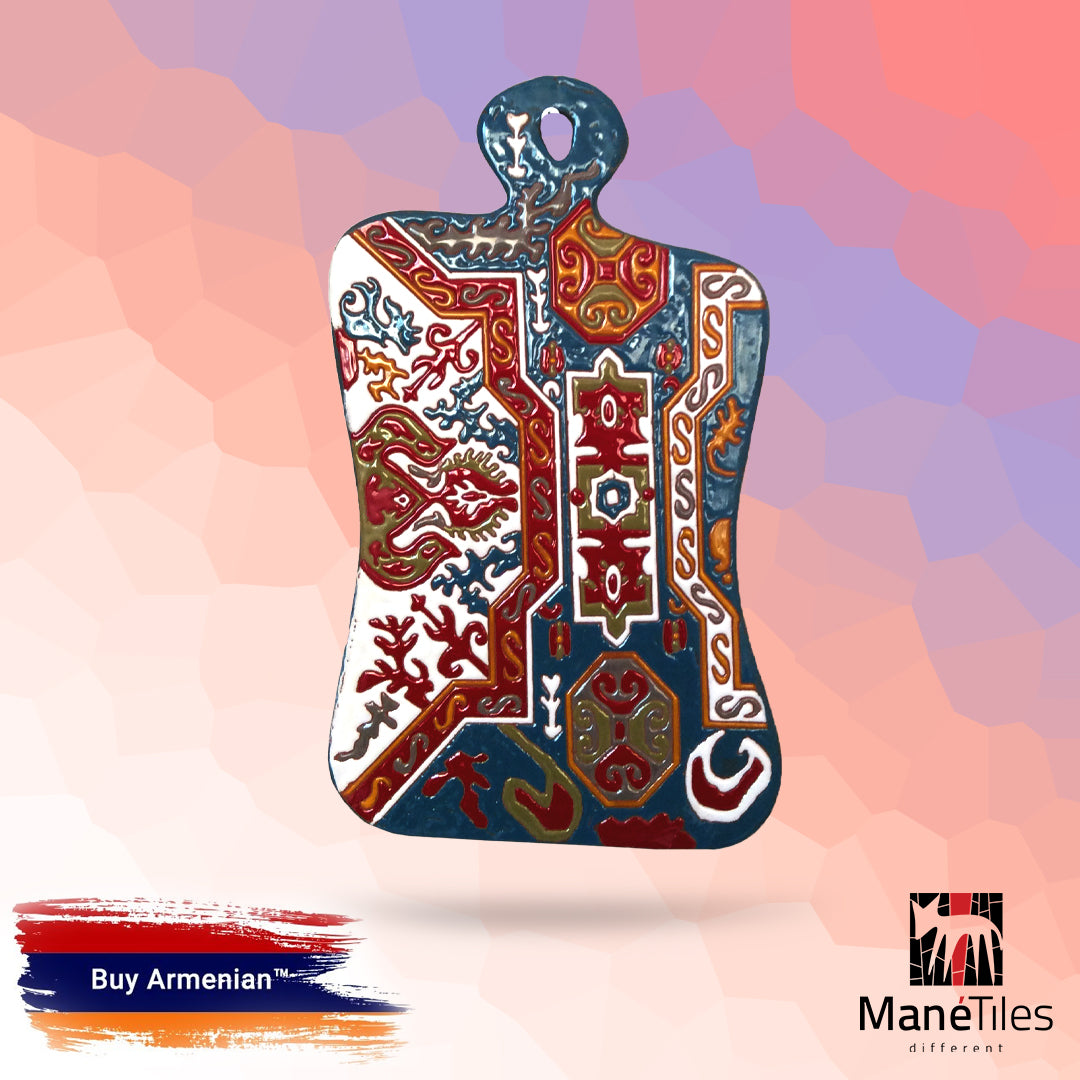 ARMENIAN DECORATIVE CERAMIC CHEESEBOARD