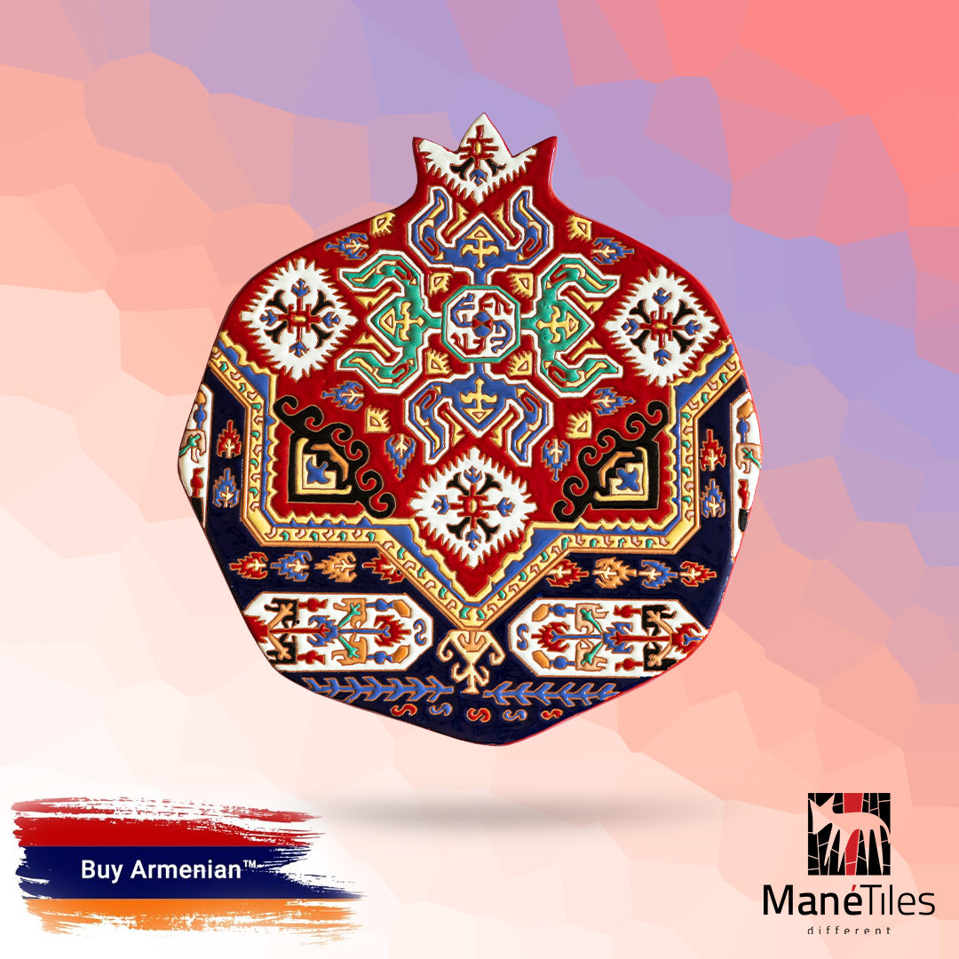 ARMENIAN DECORATIVE CERAMIC CHEESEBOARD