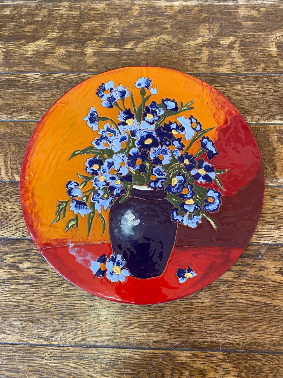 Armenian Decorative Ceramic Cheeseboard