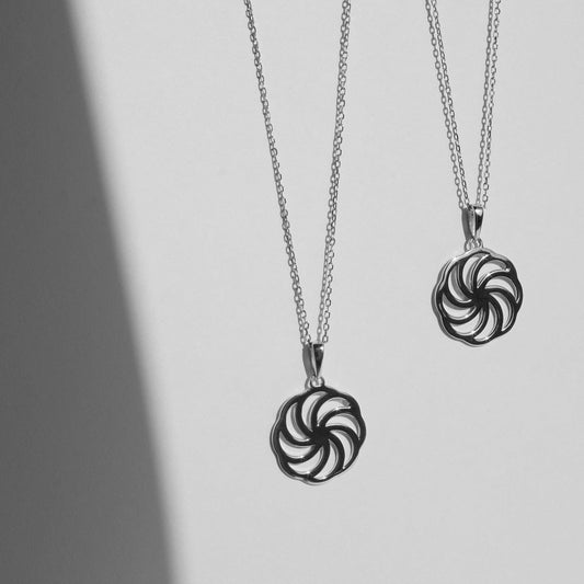 Eternal Sun — Sterling Silver Arevakhach Pendant