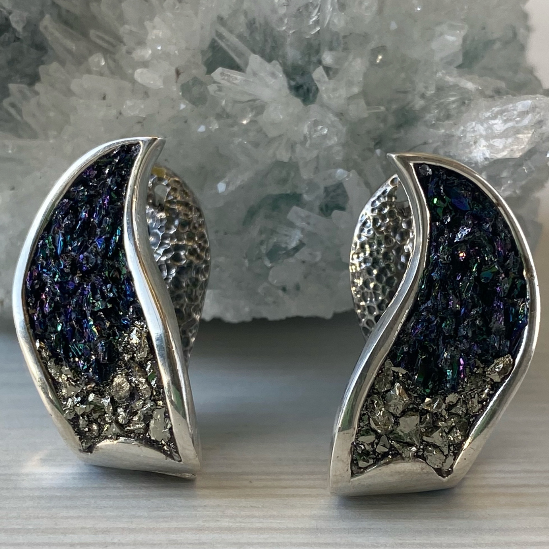 Gemstones Silver Jewelry Set