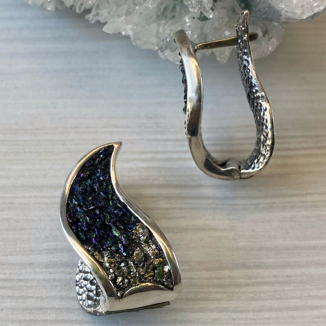 Gemstones Silver Jewelry Set