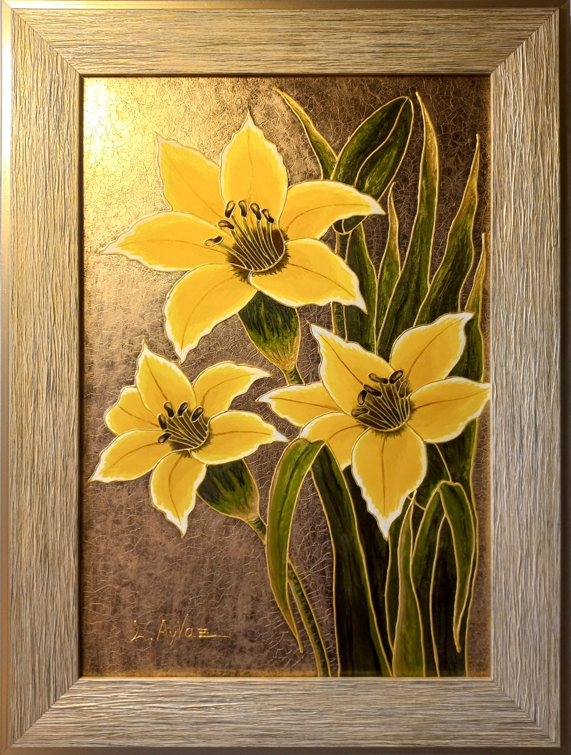 "Yellow Lilies"