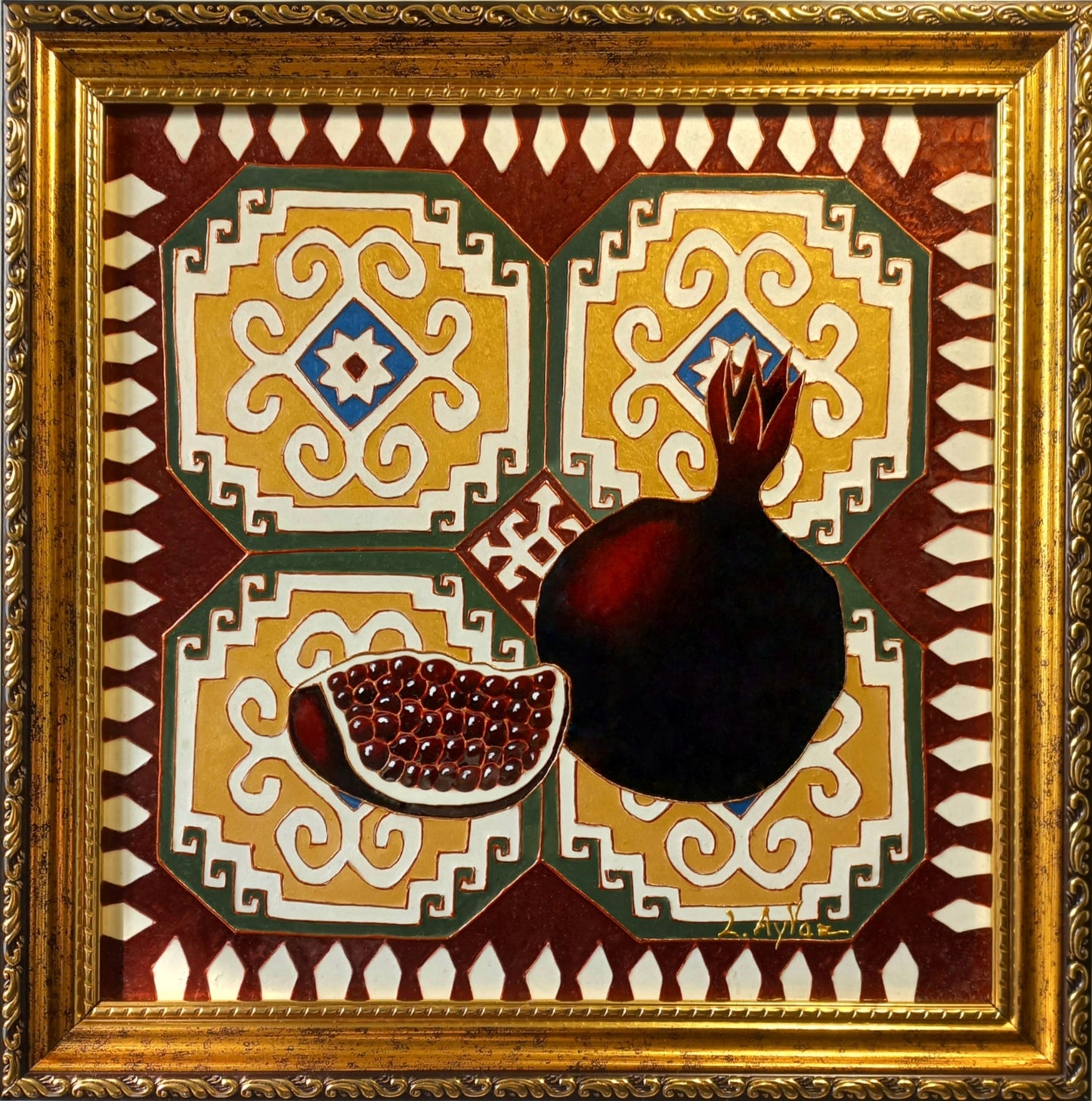 "Pomegranate On the Carpet"