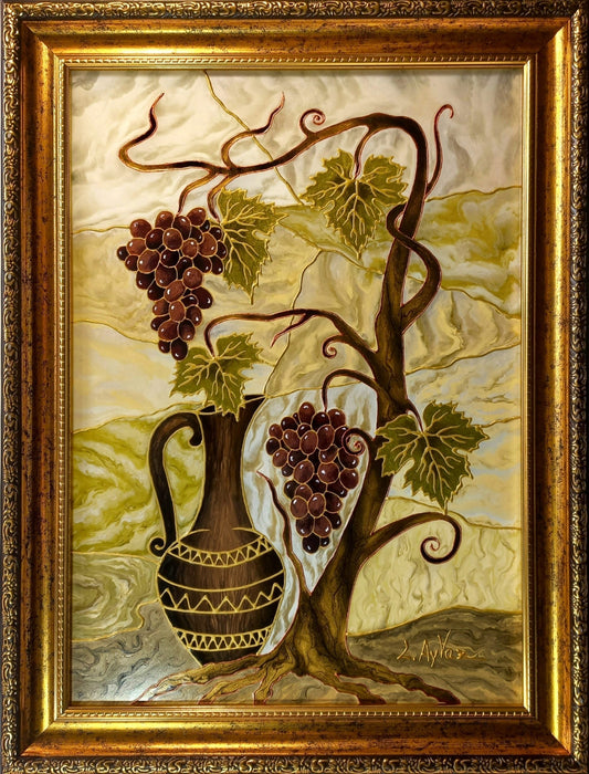"Jug and Grapes"
