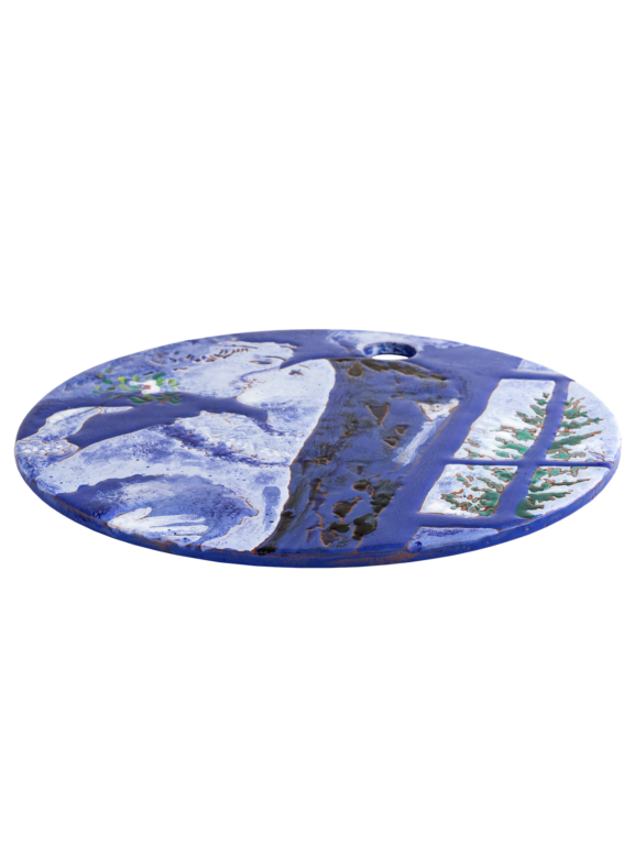 ARMENIAN DECORATIVE CERAMIC CHEESEBOARD