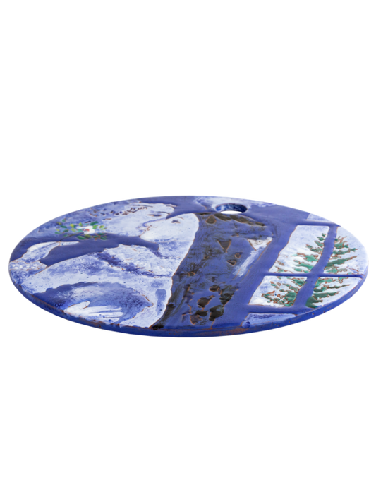 ARMENIAN DECORATIVE CERAMIC CHEESEBOARD