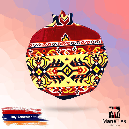 ARMENIAN DECORATIVE CERAMIC CHEESEBOARD