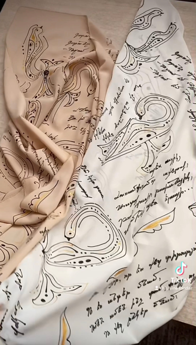 Armenian Letters Scarf