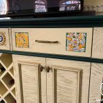 Wooden Ceramic Tile Dresser