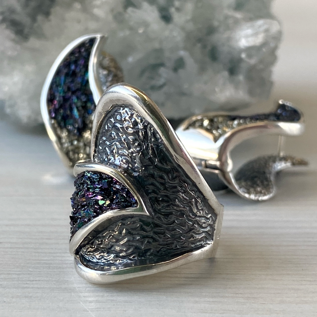 Gemstones Silver Jewelry Set