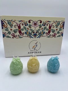 Easter egg shaped Candles