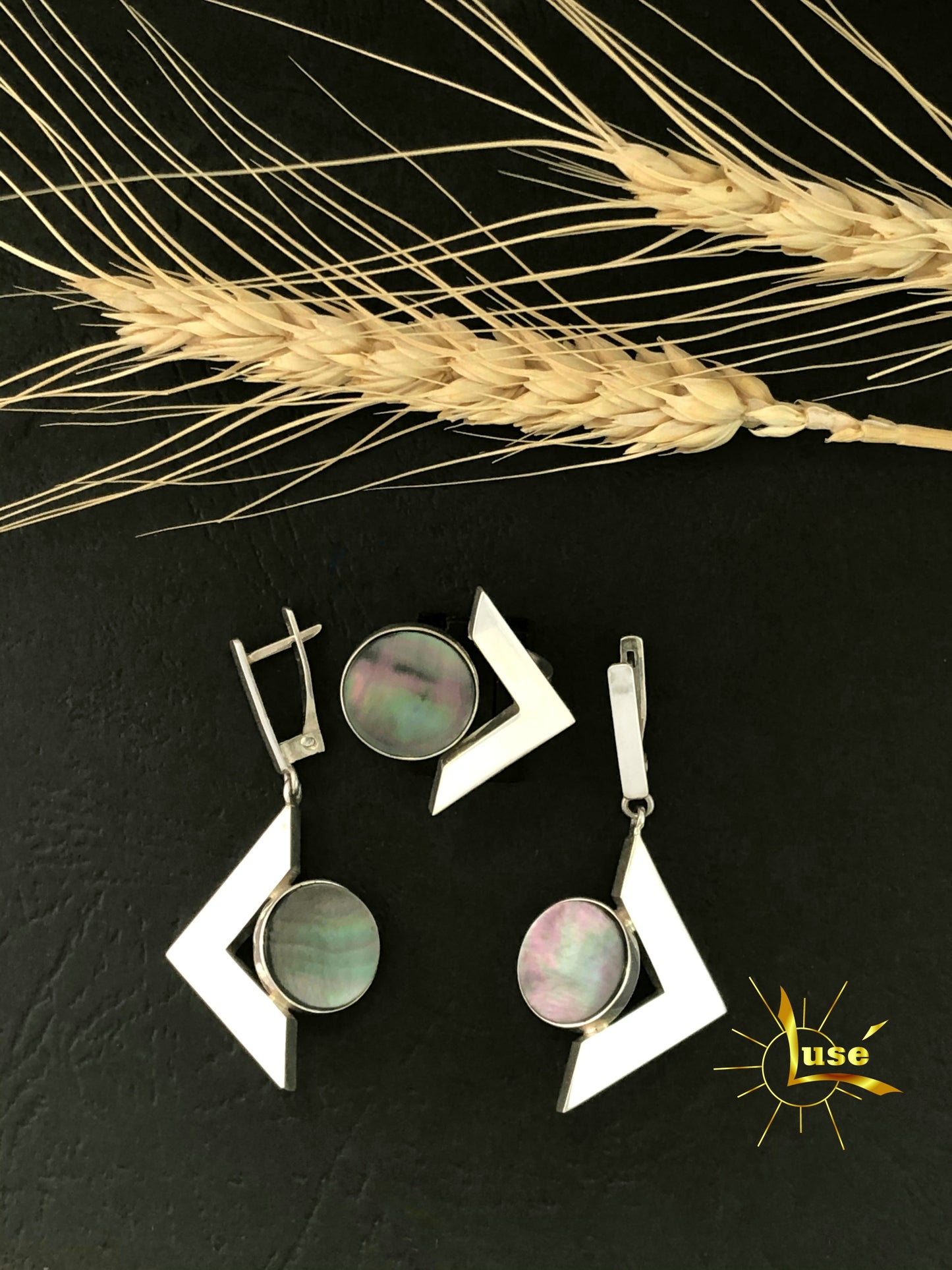 Nacre Silver Jewelry Set