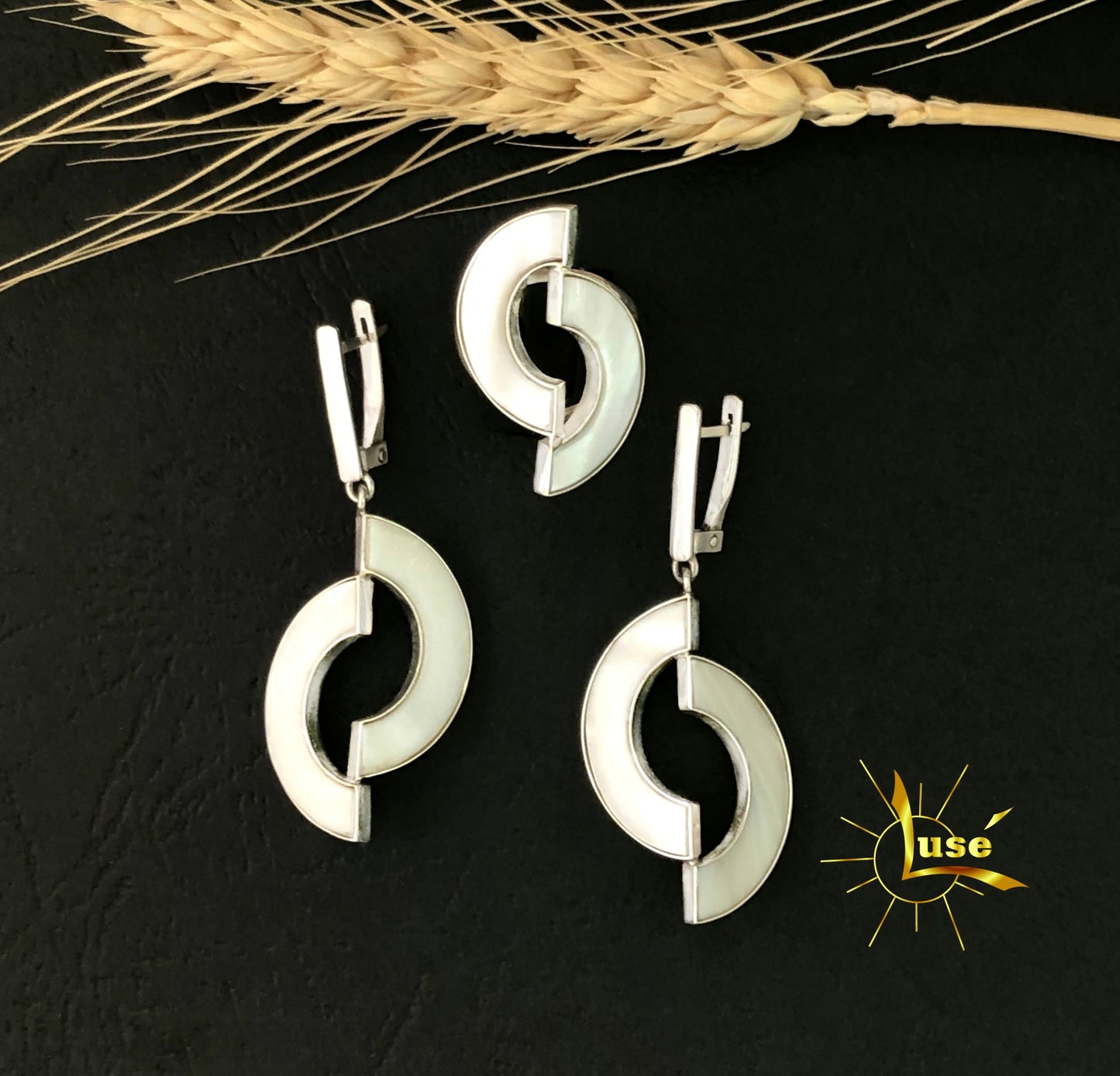 Nacre Silver Jewelry Set