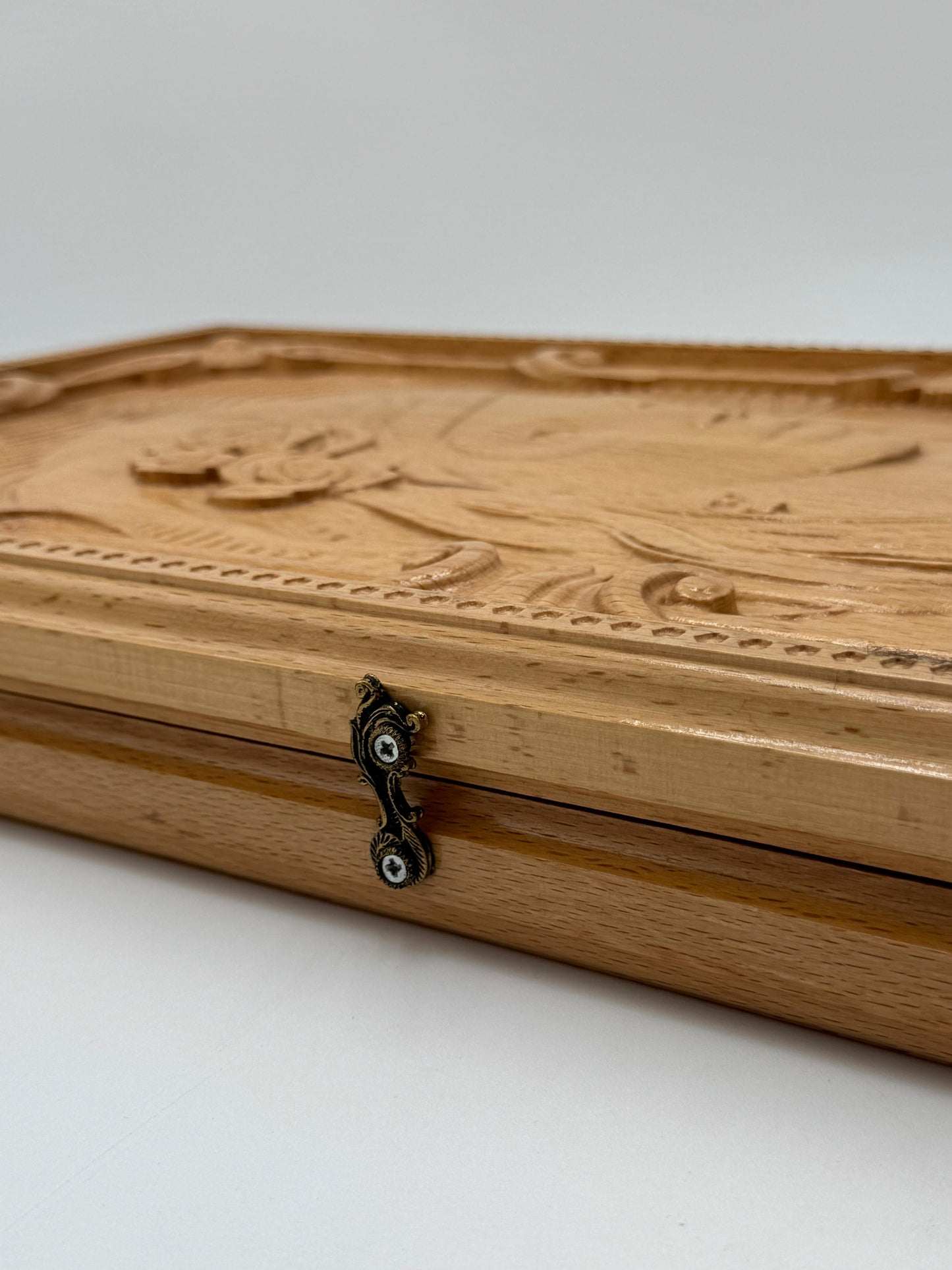 Armenian Handmade Wooden Backgammon - Armenian History (Nardi)  НАРДЫ تخته نرد