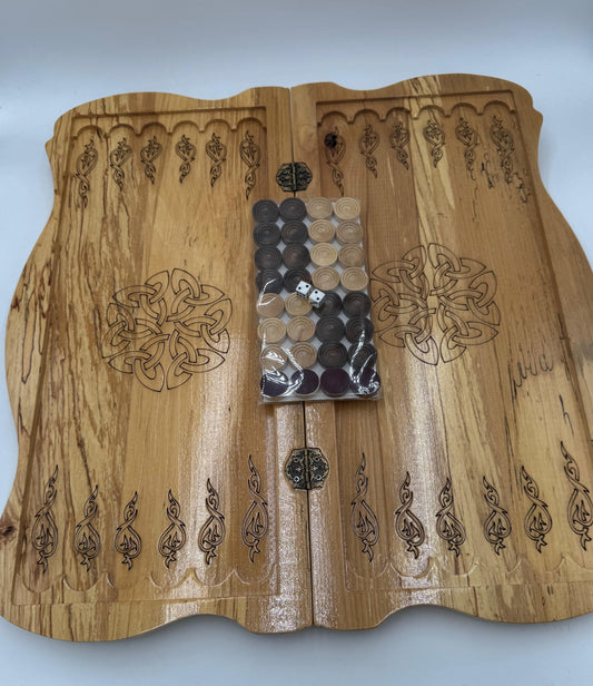 Handmade Artsakh Backgammon Set - Nardi НАРДЫ تخته نرد