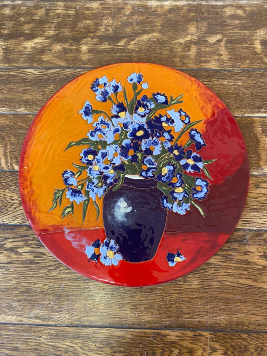 Armenian Decorative Ceramic Cheeseboard