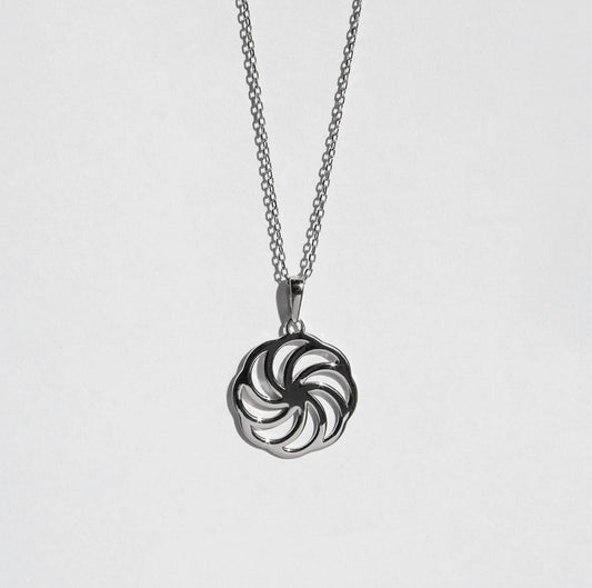 Eternal Sun — Sterling Silver Arevakhach Pendant