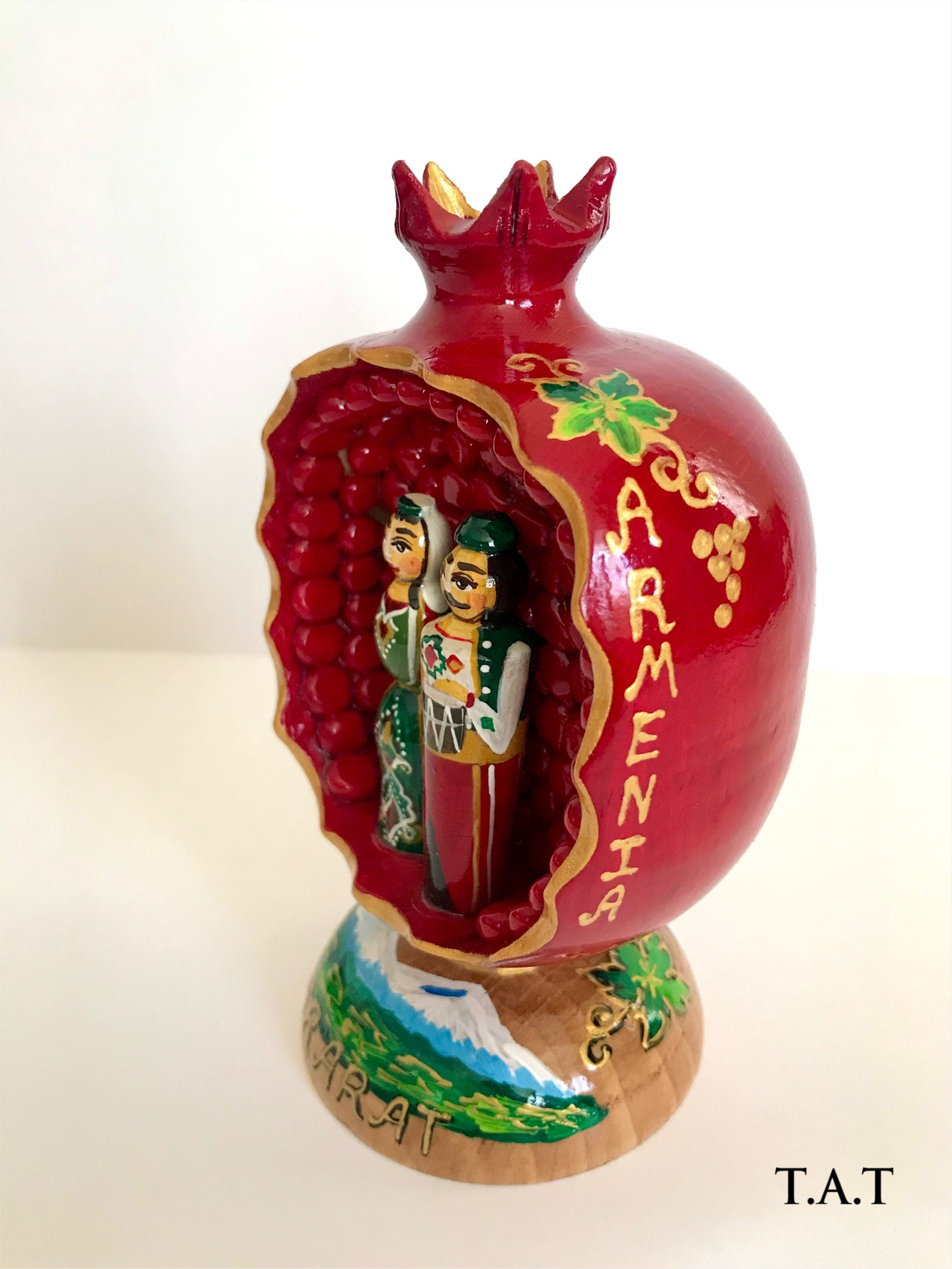 Wooden Pomegranate with Dolls”2”