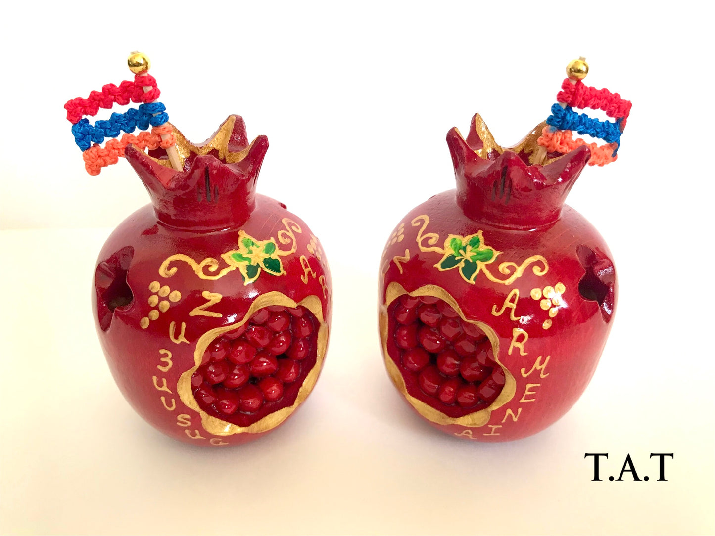 "Pomegranate" Toothpick Jar Set“3”