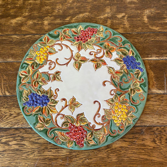 Armenian Decorative Ceramic Cheeseboard