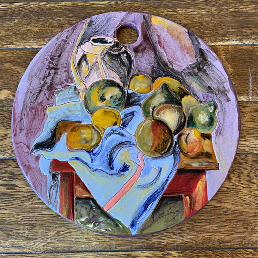 Armenian Decorative Ceramic Cheeseboard