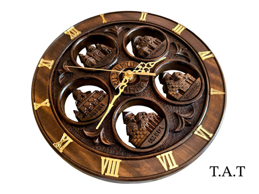 Wall Clock “5 Churches”