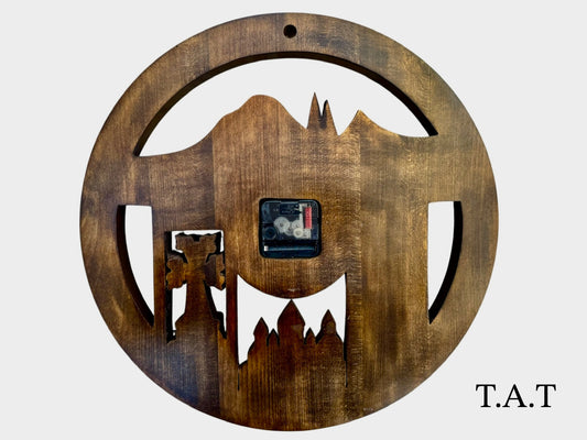 "Ararat", “The Lord’s Prayer.” Wooden Wall Clock