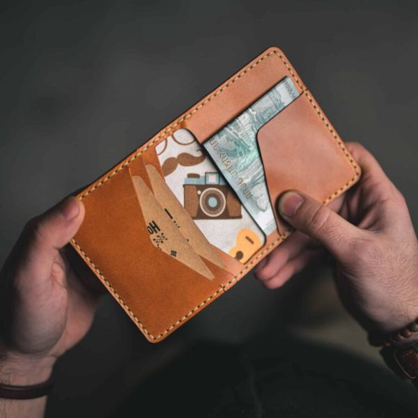 MEN'S LEATHER WALLET | Premium Leather | Veg Tan Leather | Slim Wallet | Gift For Him