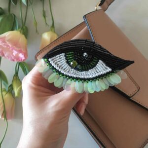 Brooch Green Eye (pin)