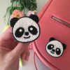 "Panda" Brooch