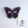 "Purple Butterfly" Brooch