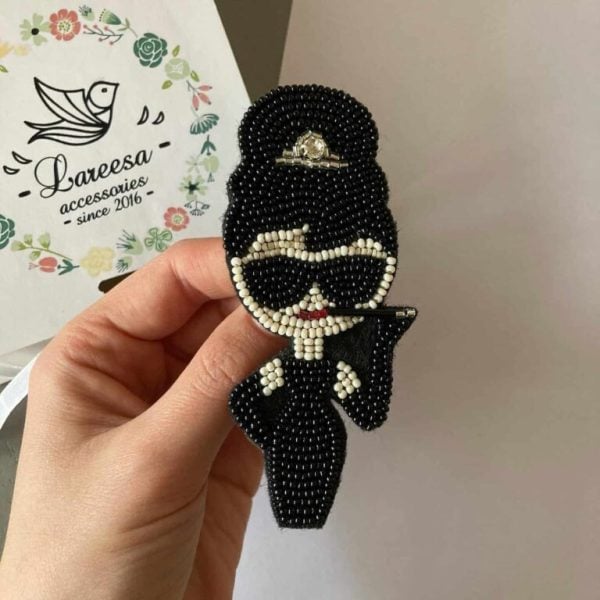 "Audrey Hepburn" Brooch