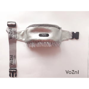 Silver crossbody bag By Vozni