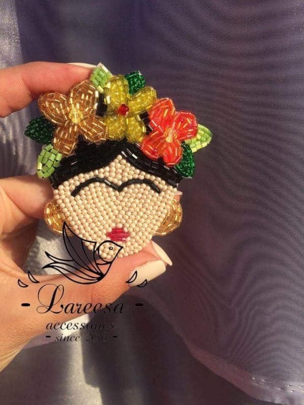 "Frida Kahlo" Brooch