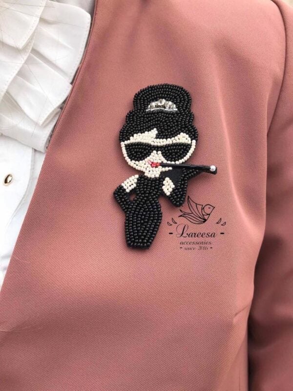 "Audrey Hepburn" Brooch