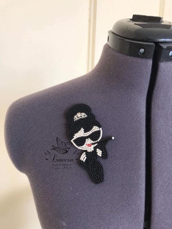 "Audrey Hepburn" Brooch