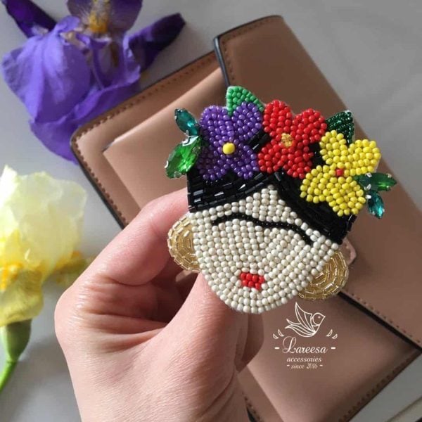 "Frida Kahlo" Brooch