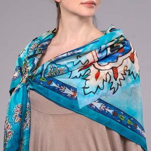HASIS natural silk scarf KOMITAS