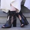 Leather High Heel Shoes