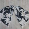 "White Lili" Silk Scarf