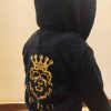 Personalized King Lion Embroidered Bathrobe