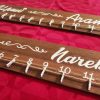 Personalized Armenian Wooden Name Clothes Pin Annual Photo Display Sign