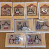 Hand-made Armenian Greeting Cards with Ceramic Pieces 9 card pack