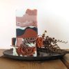 Caramel Roses Soap Bar, handmade with piped soap flowers
