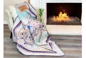Journey to Armenia Blanket/ Throw by Anet’s Collection
