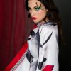Red Lips Silk Scarf by Anet's Collection