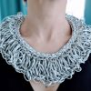 Crochet Necklace with Soda Tabs and Atlas Thread