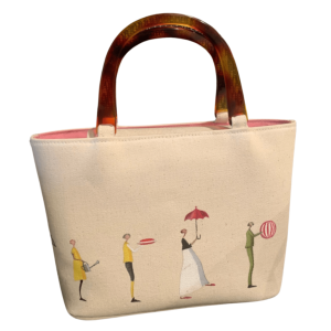 Busy Women Hand Painted Canvas Bag