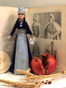 Armenian doll, Costume of an Armenian woman from Alexandropol with a wide apron